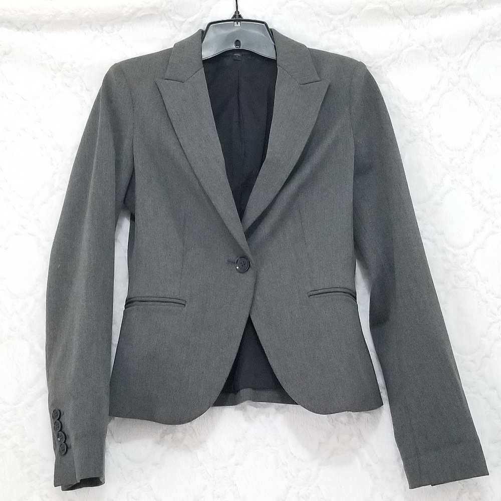 Express Women's Grey Jacket Blazer Suit